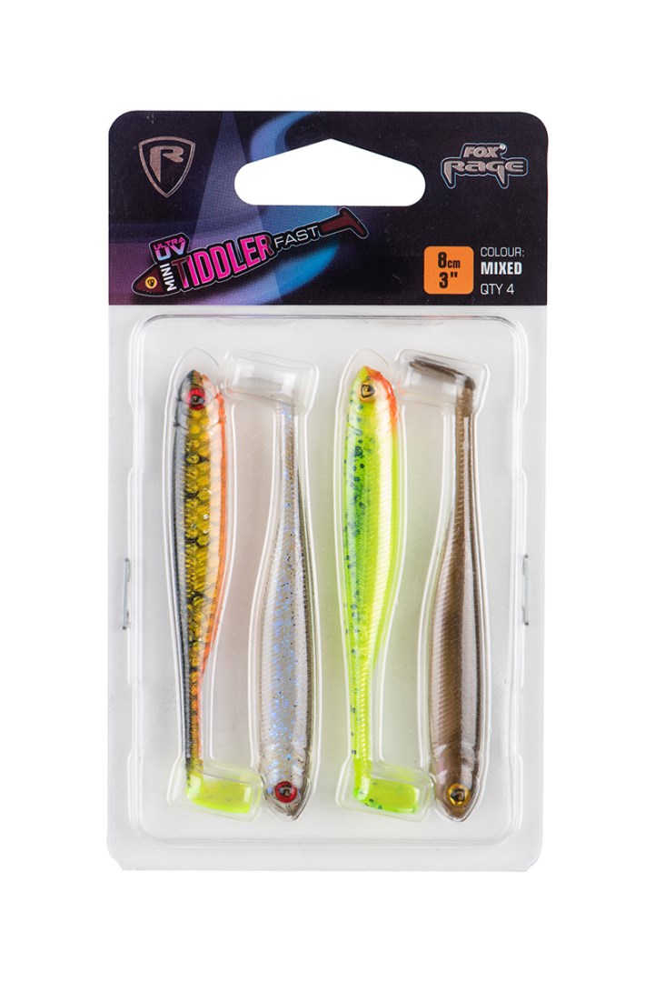 Fox Gumová Nástraha Mini Tiddler Mixed Colour Packs 4 ks